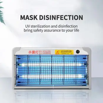 

Disinfection lamp 360 ° Hanging UV Indoor Ozone Germicidal Light Home Air Purifier 20W Mobile Canteen Deodorant Sterilization La