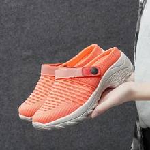 

Women's shoes rocking shoes heightening set foot mesh sandals large size mother shoes casual sandals women shoes sneakers