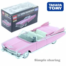 Takara Tomy TOMICA Премиум № 25 cADILLAC BIARRITZ 1: 75 Япония DIECAST металлические модели комплект Коллекционные вещи игрушки автомобилей