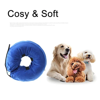

New Pet Dog Collar Protective Inflatable Collar Anti-bite Anti-lick Dog Cat Protection Cover Wound Healing Pet Medical Supplies