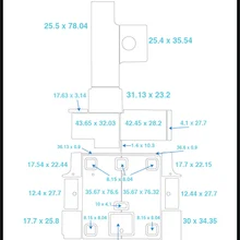 2008 Contender 38 Cockpit Pad лодка EVA Тиковый настил 1/" 6 мм