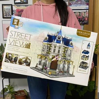 

Expert Creator MOC Modular Model Building Blocks 2032pcs Street View Bricks European Mall Corner Theme Park Toys Christmas Gift