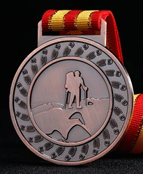 Médaille de course en métal, médaille commémorative de course à pied, d'alpinisme et de randonnée, liste 2020 