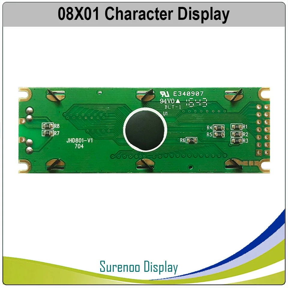 Модуль ЖК дисплея 801 0801 8X1 экран LCM с белой подсветкой встроенный контроллер
