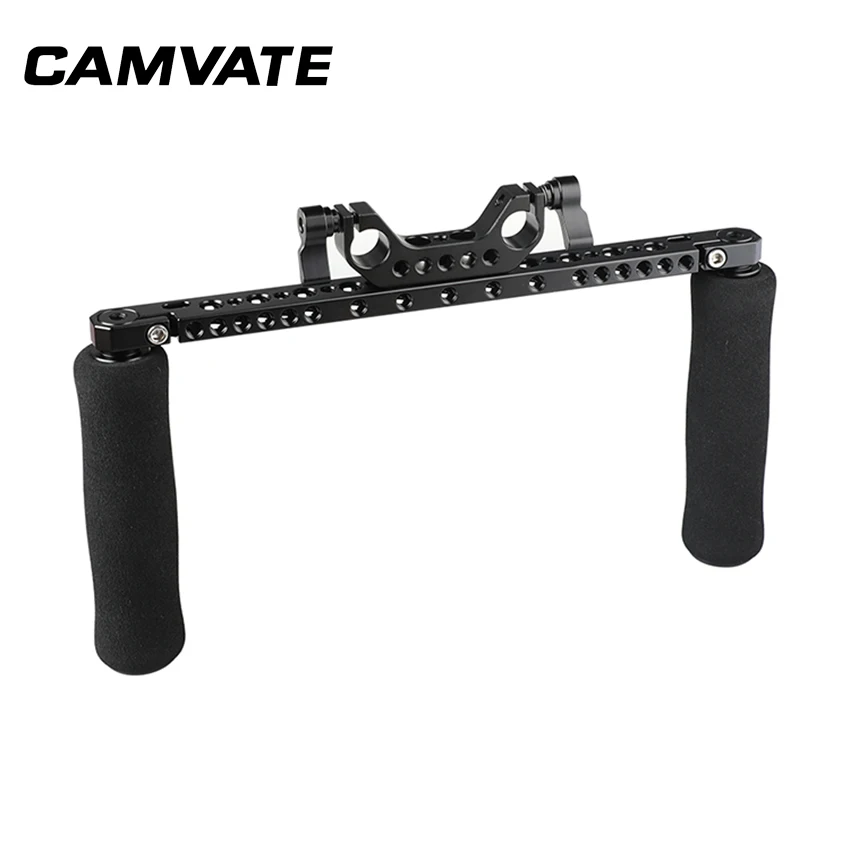 Lidar com Apertos com Queijo Adaptador para Dslr Sistema de Apoio Camvate Universal Esponja Barra 15mm Dupla Haste Braçadeira Câmera Ombro Rig & - Image 4