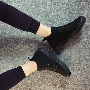 Classics Brand Men Sneakers Canvas Shoes Man High-top Casual Shoes Male Skateboard  Trainers High Quality 3 Times Vulcanization