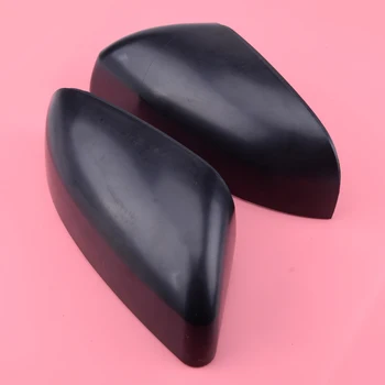 

DWCX 1Pair Black Side Wing Door Mirror Cover Casing ABS 39979044 39979062 Fit For Volvo S60 S80 V70 2004 2005 2006