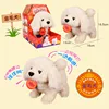 New Nora Mini Pet Electric Dog Can Walk Or Wag Its Tail Imitation Plush Teddy Husky Children's Pet Dog Festival Gift 2