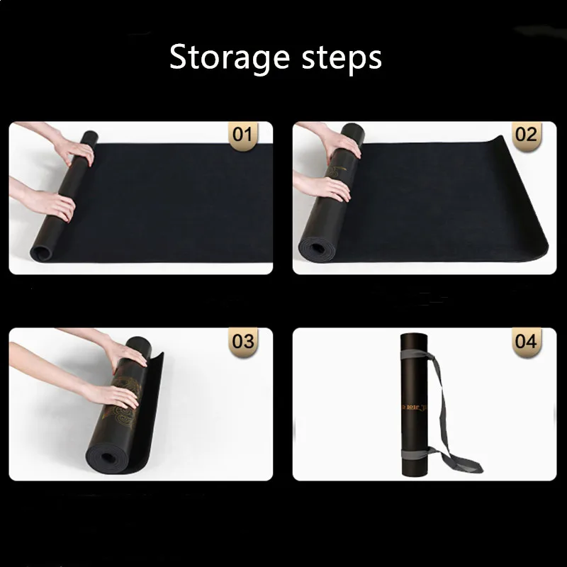 Natural rubber yoga mat female men's beginner fitness mat home professional non-slip local yoga yoga mat sports floor mats yoga fitness equipment