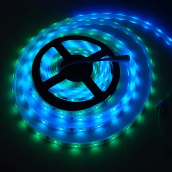 

WS2811SMD digital light band 12V 5050 RGB 30 48 60 LED light Silicone Tube IP67