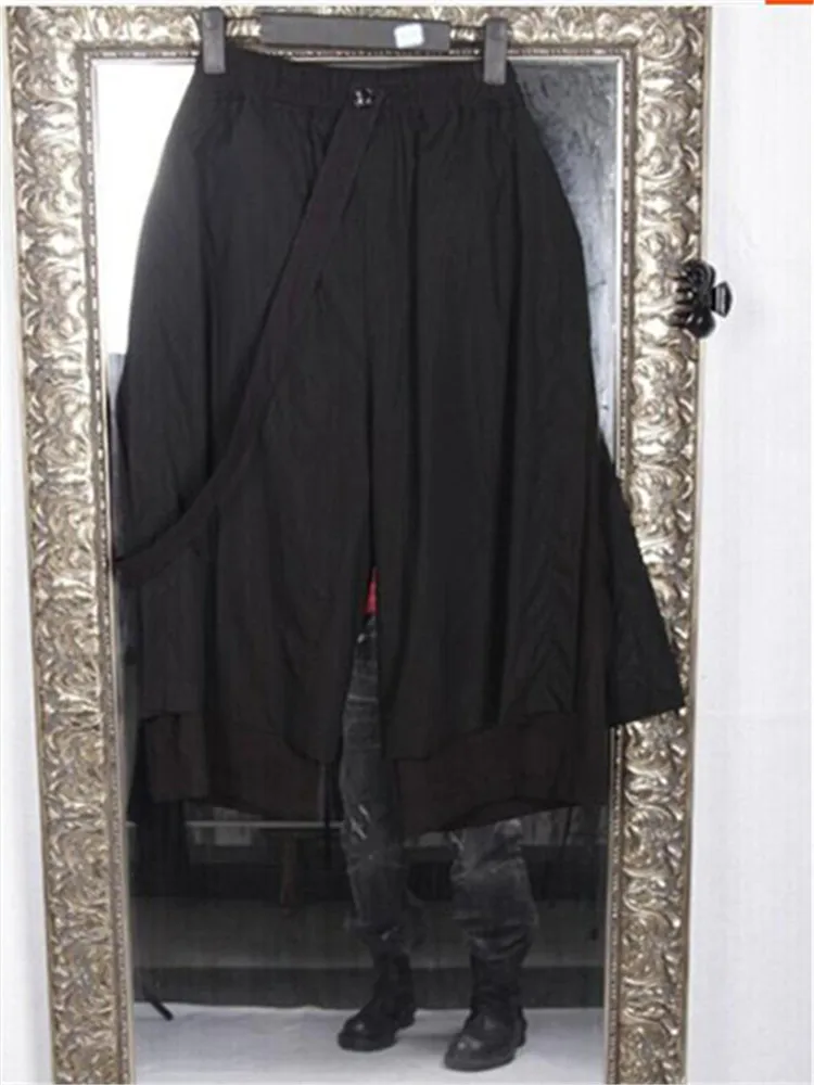 27-44 Big yards men's trousers Fashionable and elegant stylish baggy wide-leg pants