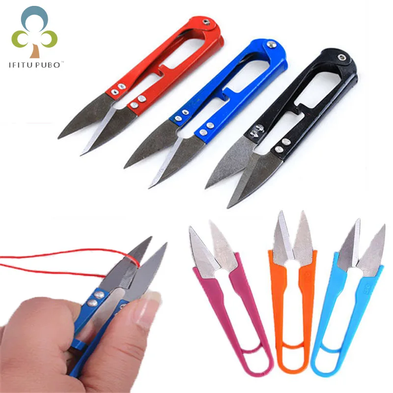 3Pcs New Useful Tailor Scissors U-Shape Use Cut Fishing Line Trimming Nipper Essential Sewing Accessories ZXH | Дом и сад