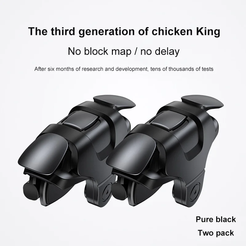 Metal Game Controller ABS Gaming Trigger For PUBG Game Controller Mobile Phone Gamepad Mobile Joystick Trigger Aim Shooting 