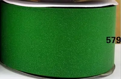 50 ярдов " 75 мм твердая блестящая корсажная лента с принтом - Цвет: 579-Classical green