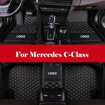 

Car Styling LHD car accessories car Floor Mats Car Floor Mats Waterproof Leather Carpets For Mercedes C-Class