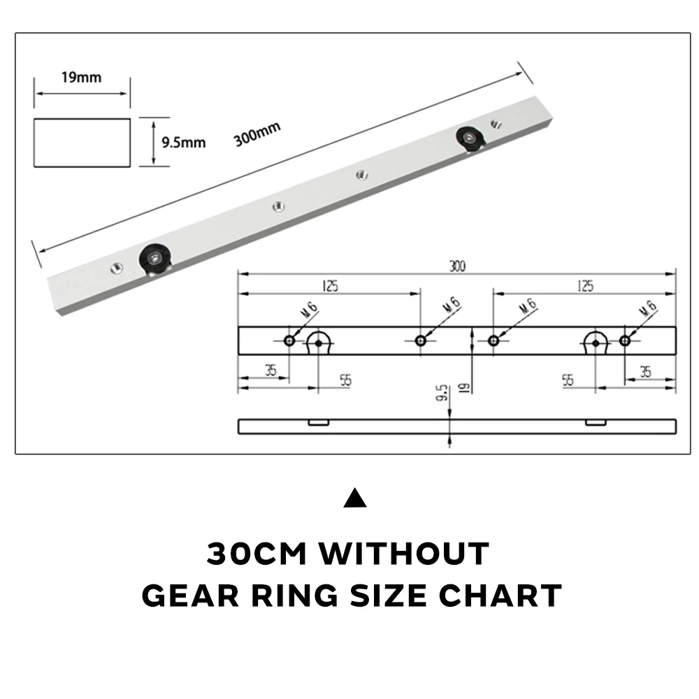 T слот слайдер Miter инструмент бар деревообрабатывающее оборудование серебро Металл практичный T треков прочная модификация