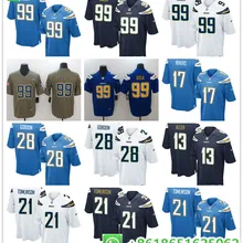 Мужские футбольные футболки в стиле Лос-Анжелес, Джои Боса, ладаниан, Томлинсон, Филип Риверс, Кинан, Аллен, Мелвин, Гордон