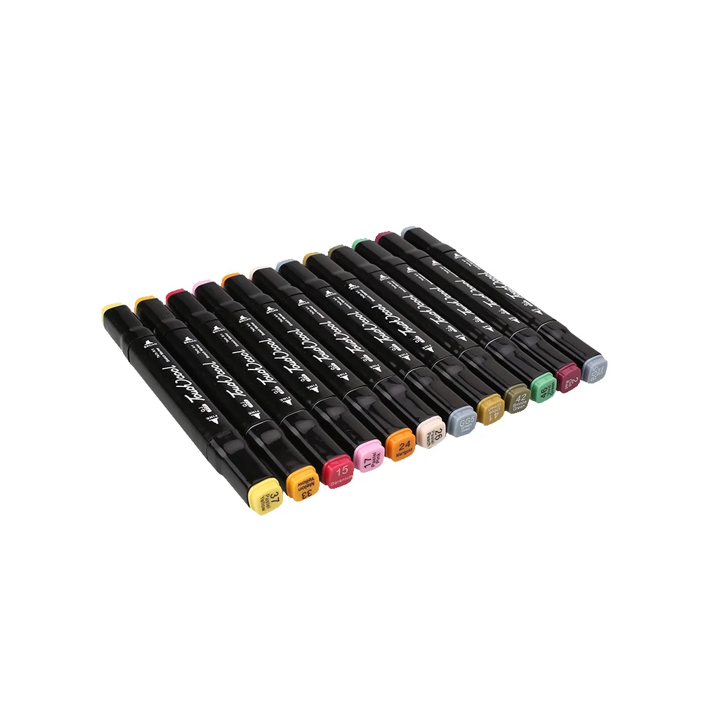 Цветные карандаши маркеры каллиграфия красками ручки с двумя кончиками художественный спиртовой дизайн маркер ручка маркер для граффити
