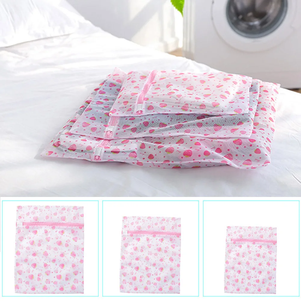 Clothes Bra Underwear Washing Bag Laundry Bag Nylon Mesh Net Wash Bag Pouch Laundry Basket For Washing Machine