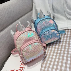 Cute children's backpack kindergarten boys and girls cartoon unicorn school bag 2-5 years old girl mini game backpack gift