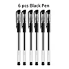6 Pcs Black Pen