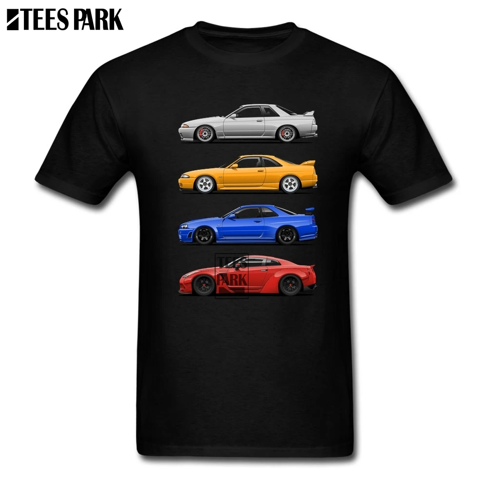 Short Sleeve Tshirt Big Size JDM Car 80s Funny Tee Shirts Adult 100% Cotton Round Neck T Shirt High Quality Teenage Girls Men | Мужская