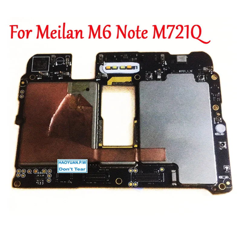 

Tested Full Work Original Unlock Motherboard For Meizu Meilan M6 Note 6 Note6 (m721Q)Logic Circuit Electronic Panel