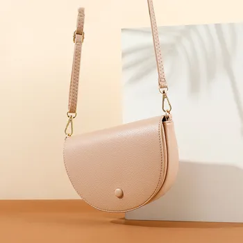 

High Quality Luxury Saddle Bag Women PU Leather Handbags Purse Ladies Casual Shoulder Corssbody Bags Messenger Bags Female Bolso