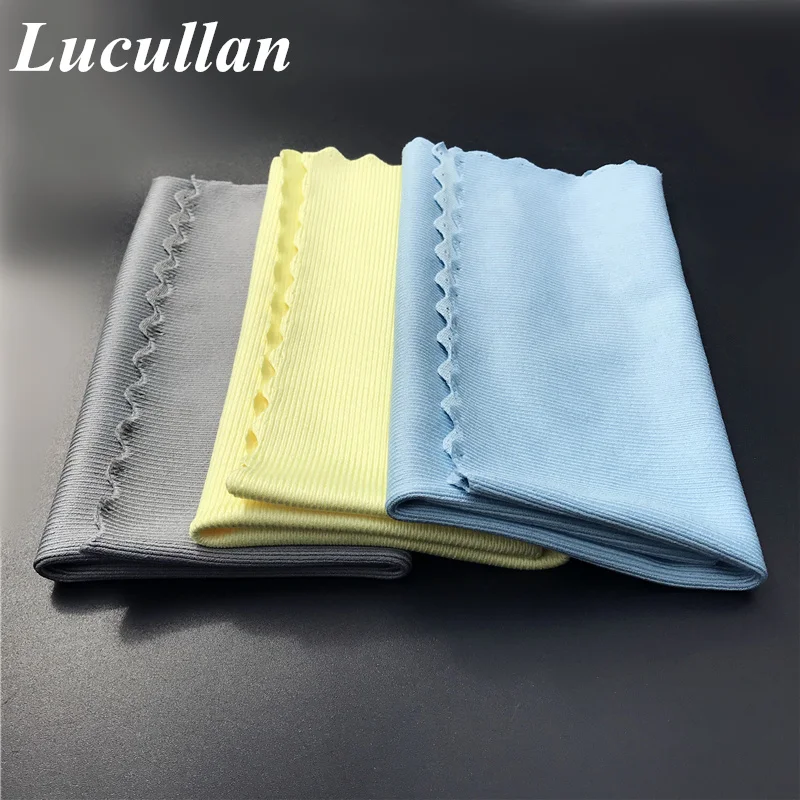 Lucullan 30x40 см безворсовый уход за автомобилем зеркало хром полировка полотенце без края ткань микрофибра стекло полотенце