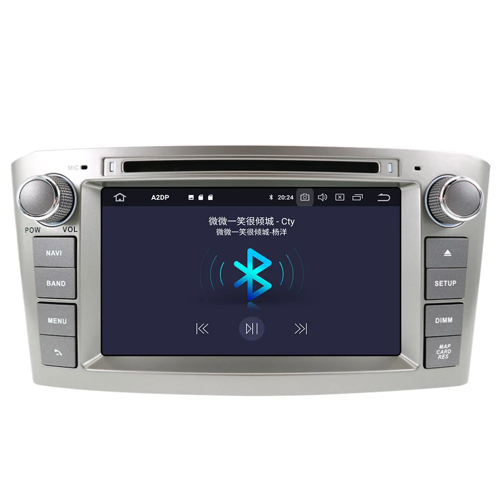 Android 9 0 Восьмиядерный Автомобильный DVD плеер для Toyota Avensis 2002 2008 T250 GPS Навигация
