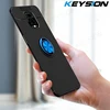 KEYSION Metal Ring Case For Redmi Note 9s 9 Pro 9A 9C 8 8T 7A K20 Shockproof Phone Cover for Xiaomi Mi Note 10 lite Poco F2 Pro ► Photo 1/6