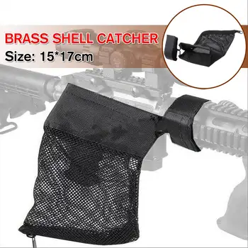 

Hunting Accessories Nylon Tactical Recycling Mesh Bag Military Gear Brass Shell Catcher Mesh Trap Double Mesh Bag