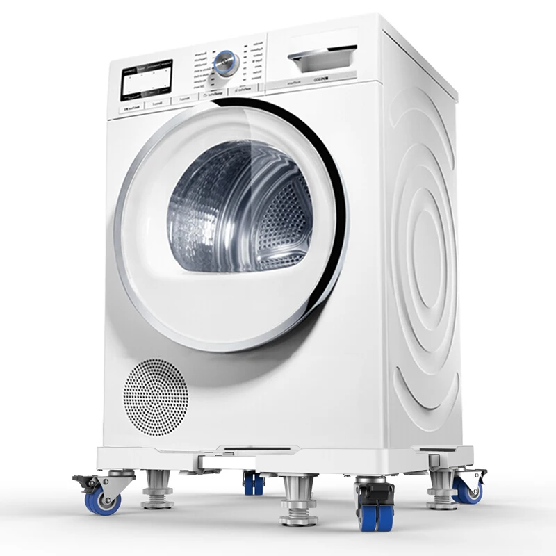 Supporto per lavatrice Base universale per frigorifero Mobile Base  regolabile multifunzionale per frigorifero asciugatrice (4 ruote e piedini)  - AliExpress