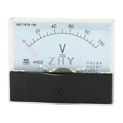 

Measurement Tool Analog Panel Voltmeter DC 0 - 100V Measuring Range
