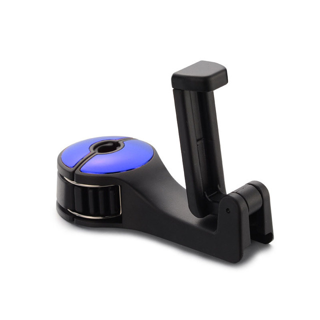 Car Headrest Hook & Phone Holder Seat Back Hanger for Rear Seat Cradle Clips for Dropshipping