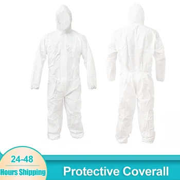 

Safety Protective Suit Clothing Anti Liquid Splashes Protective Coveralls Hazmat Suit Disposable Isolation Protective Clothes