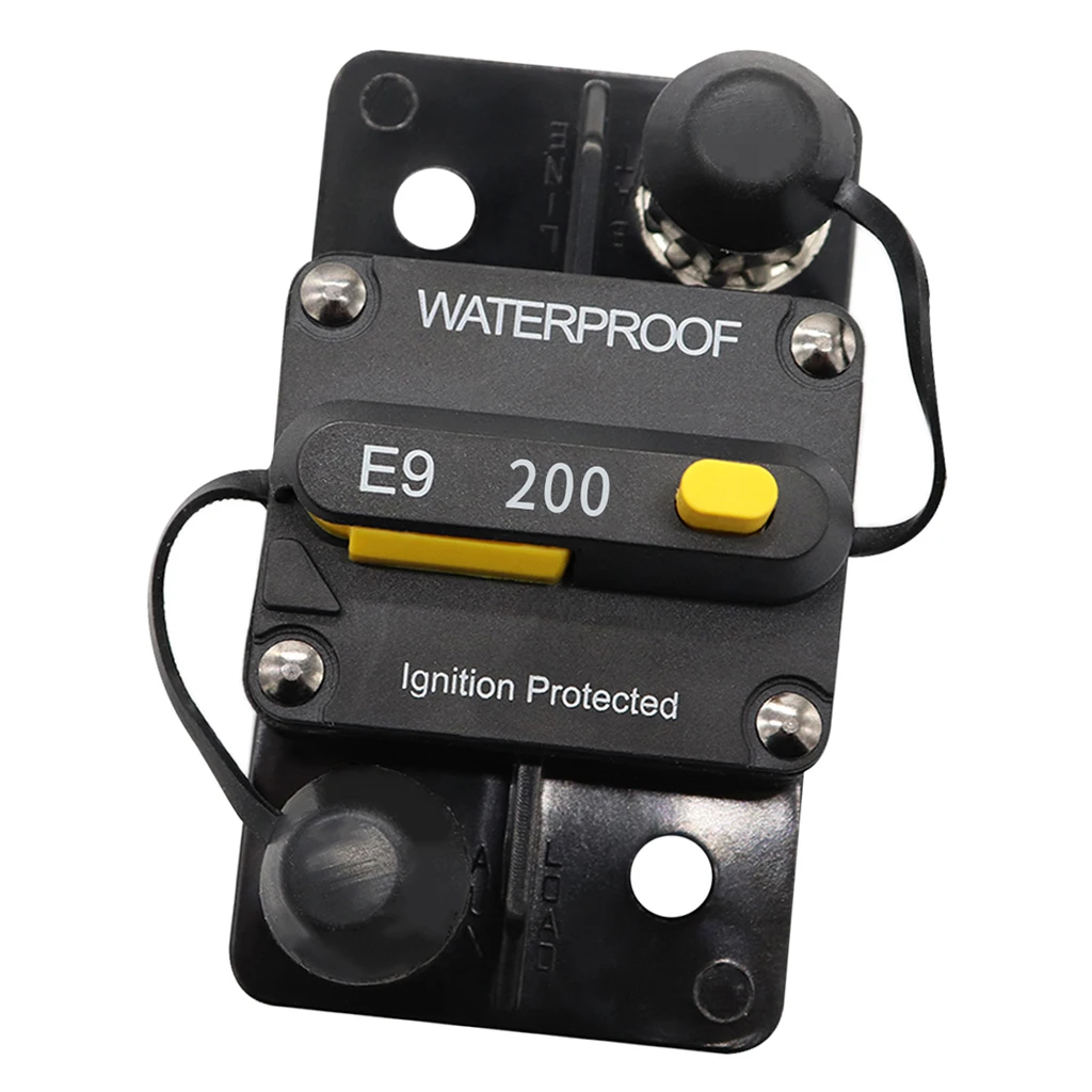 Surface-Mount Circuit Breakers with Manual Reset, 200Amp 12-24V DC