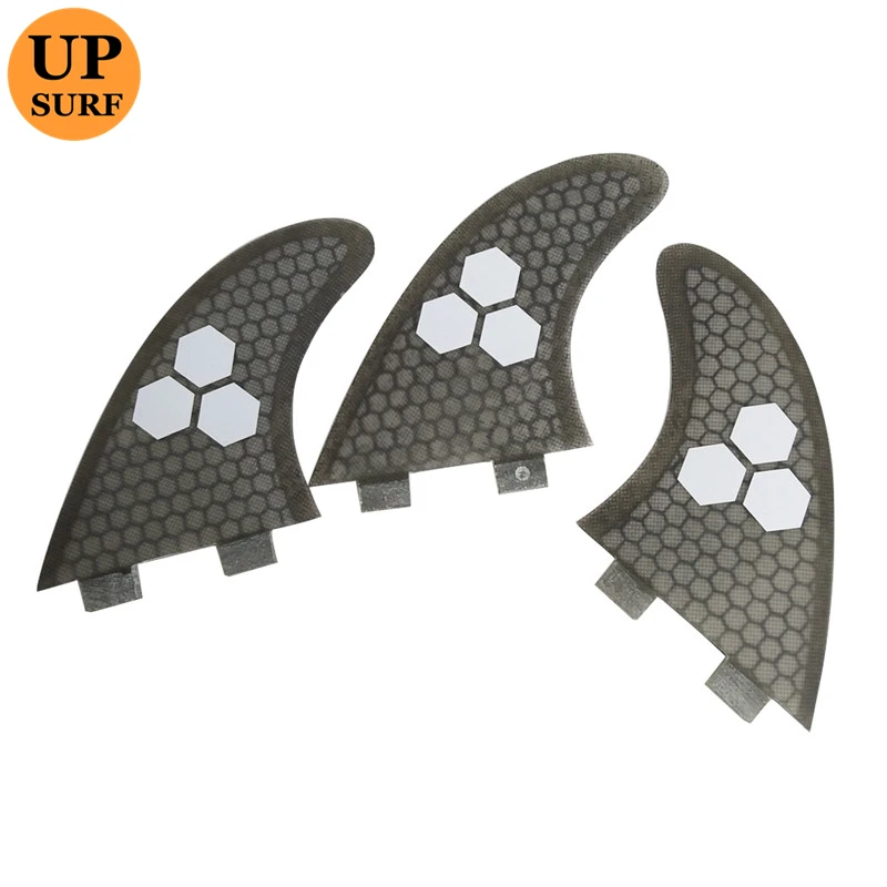 UPSURF FCS Fins Hot Sale Double Tabs M Fins Honeycomb Fin High Quality Surfing Fin Yellow/Blue/Grey/Green/Orange Color