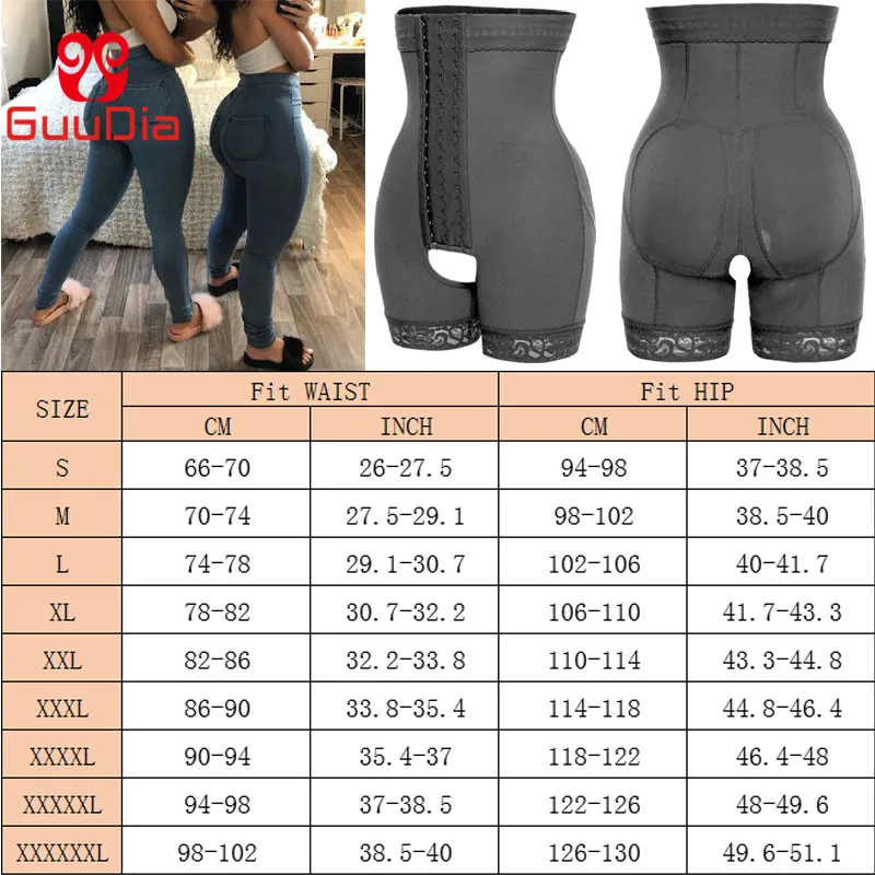 Gotoly Padded Butt Lifter Panties High-Waisted Shapewear for Women