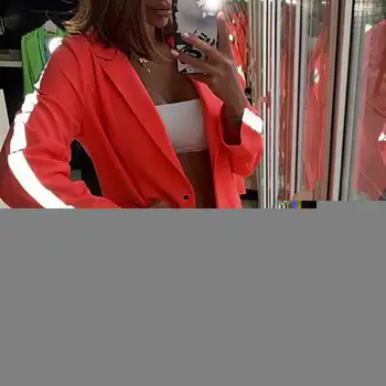 

Reflective Patchwork Belt Blazer Pants 2 Pieces Set Women Tracksuit Autumn Streetwear Sweatsuits Outfits