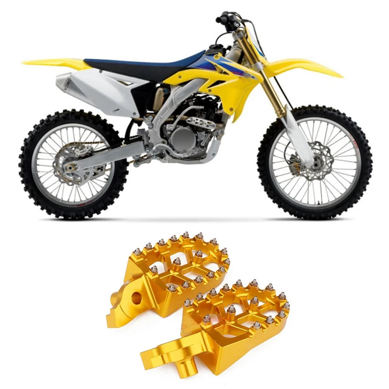 Подножки для мотоцикла CNC подножки педалей Suzuki RMZ 250 2007-2009 450 2005-2007 |