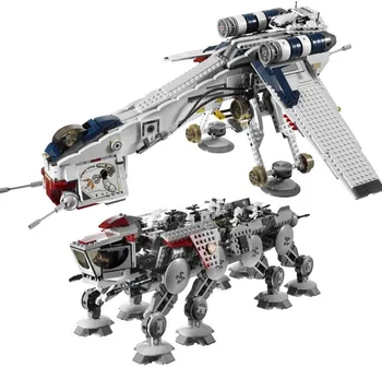 

05053 Star Series Wars Plan The lepining 10195 Republic Dropship Set Building Blocks Bricks Assembly Children Toys Kids Gifts