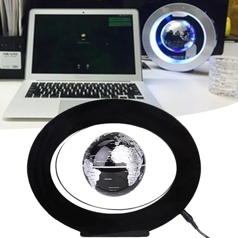 

LED Magnetic Levitation Floating Globe Lamp Decoration EU Plug 4 Inches
