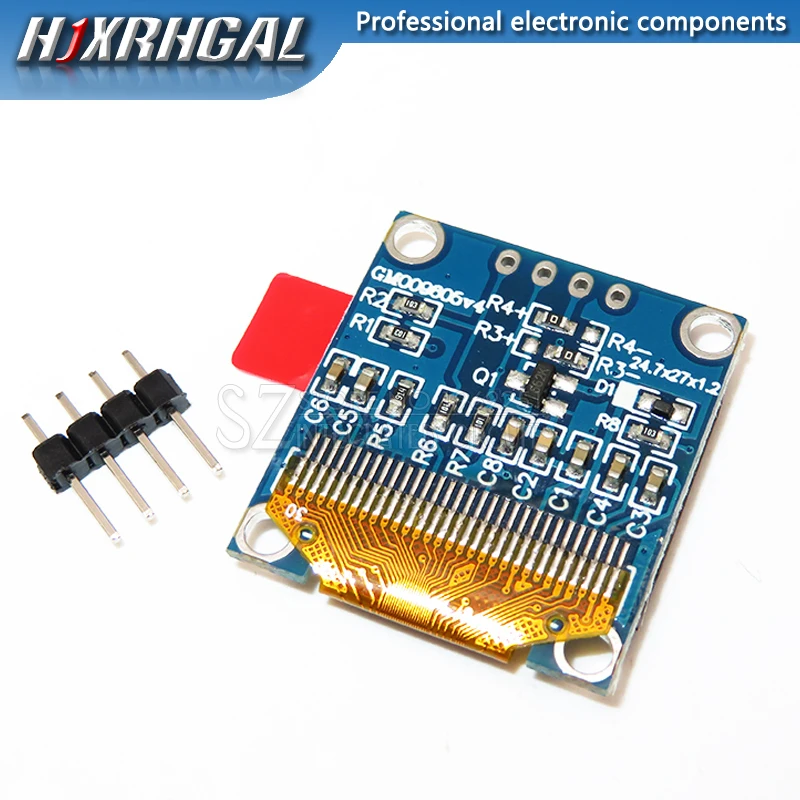 0 96 дюймовый IIC Серийный белый OLED дисплей модуль 128X64 I2C SSD1306 12864 плата с ЖК экраном GND
