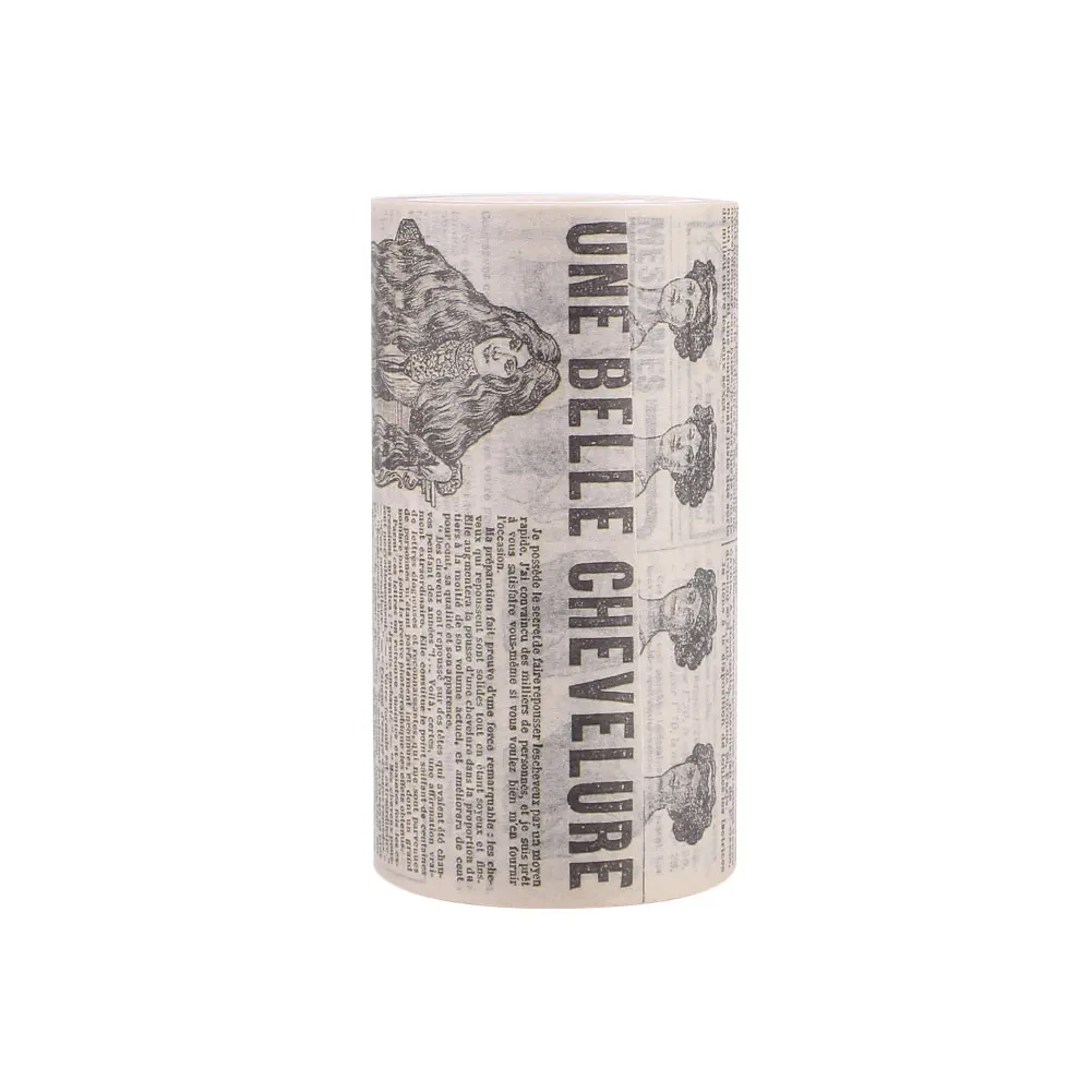 

Gothic Washi Paper Adhesive Tape English Newspaper Scrapbook Masking 80MM