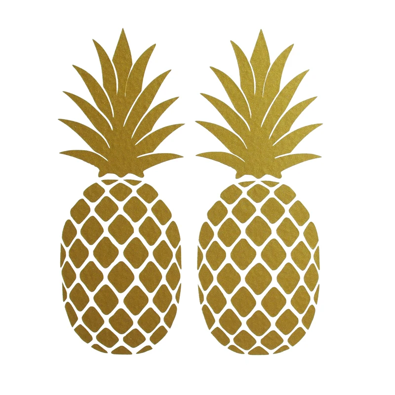 

Gorgeous Pineapple Wall Art Vinyl Decals/For Home And Kitchen/ Stickers - Various Colours & Sizes