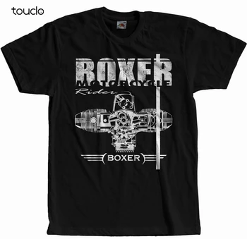 Boxer Motorcycle Engine Motorrad Racing T-Shirt Fashion 2019 Crew Neck Men Short-Sleeve Casual Tee Shirt 2