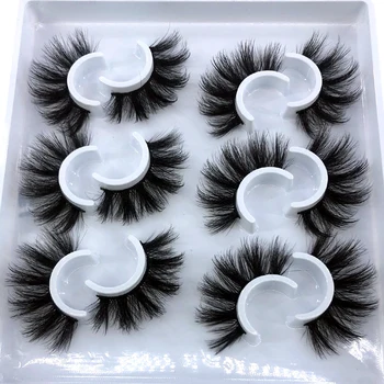 

New 6 pairs natural false eyelashes fake lashes long makeup 3d mink lashes eyelash extension mink eyelashes for beauty