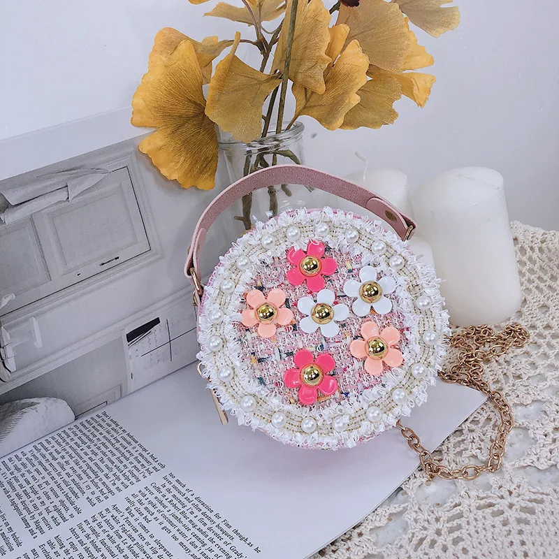 

Children's Mini Coin Purse 2019 Autumn Winter Woolen Kids Girls Small Zero Wallet Pouch Baby Round Crossbody Bags Gift