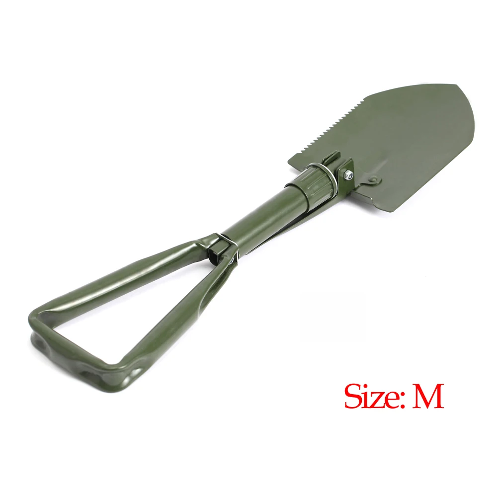 Folding Shovel Portable Outdoor Trowel Blade Survival Shovel Multifuntional Shovel for Camping Gardening Snow Removal